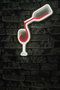 Wallity Iluminación Decorativa LED de Plástico Blanco y Rojo